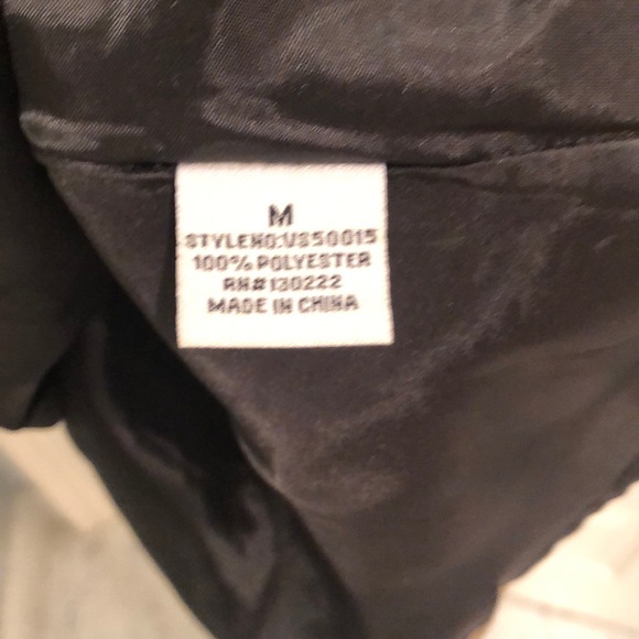 Gold sparkly skirt with leather waist trim - Picture 6 of 6